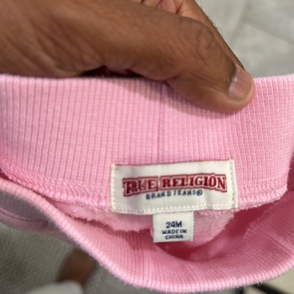 ▶️True Religion◀️ toddler girl sweat pants size 24m - Picture 7 of 7